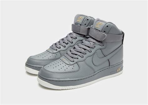 nike air force high grijs|nike grey air force 1.